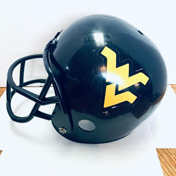 Franklin WVU West Virginia Mountaineers Kids Football  Helmet Toy No Chin Strap - Picture 2 of 9